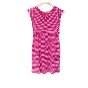 Red Camel Polka Dot Dress Girls 50’s Costume Sz. L